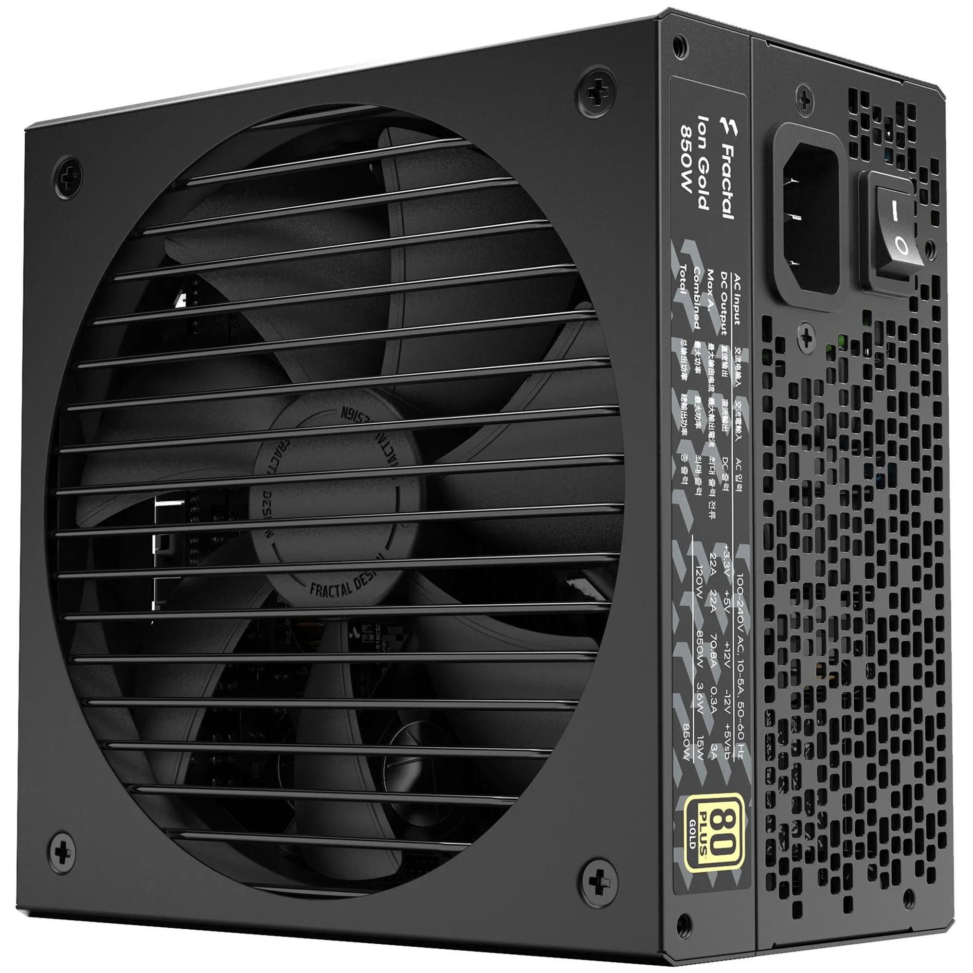 Купити Блок живлення Fractal Design 850W Ion Gold (FD-P-IA2G-850-EU) - фото 2