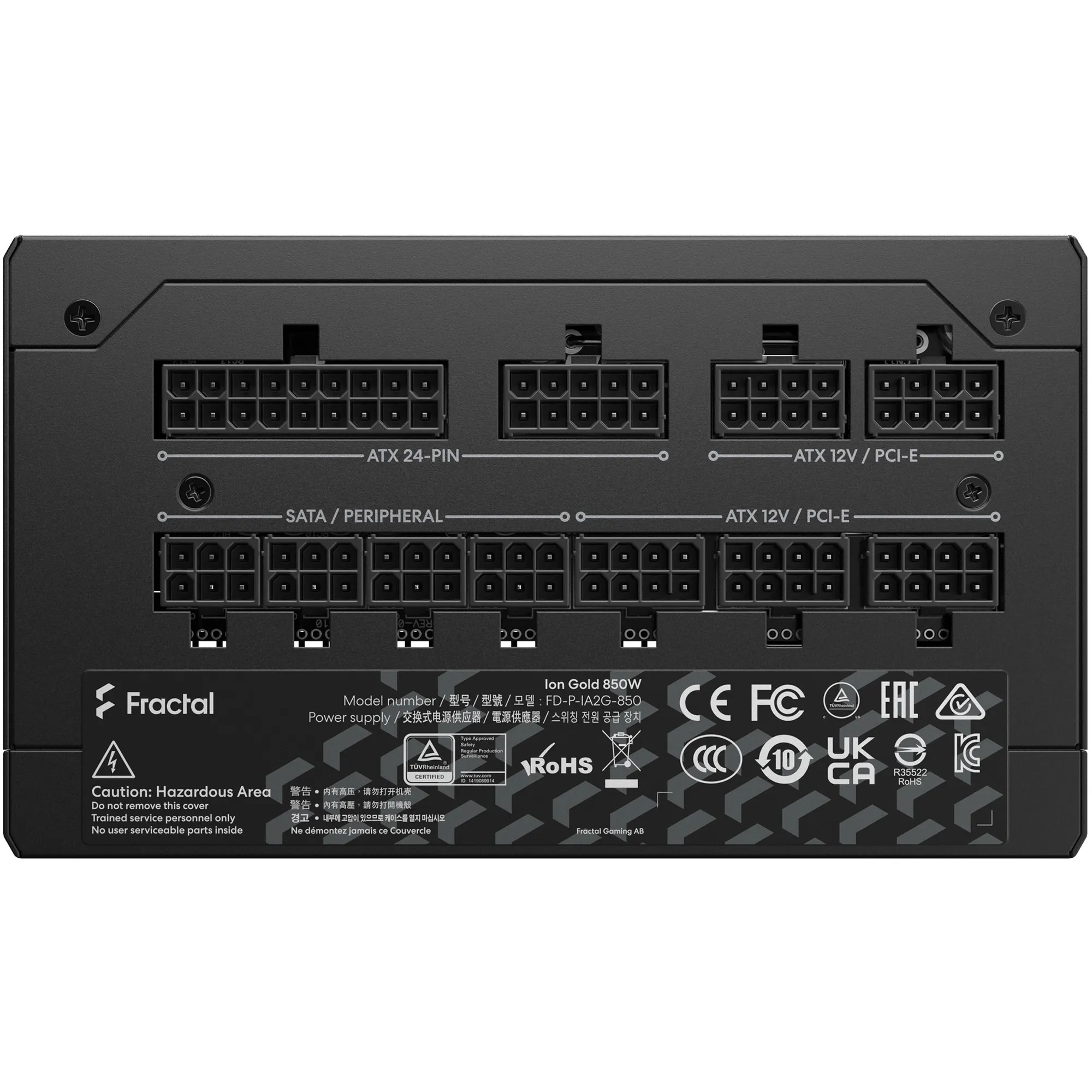 Купити Блок живлення Fractal Design 850W Ion Gold (FD-P-IA2G-850-EU) - фото 6