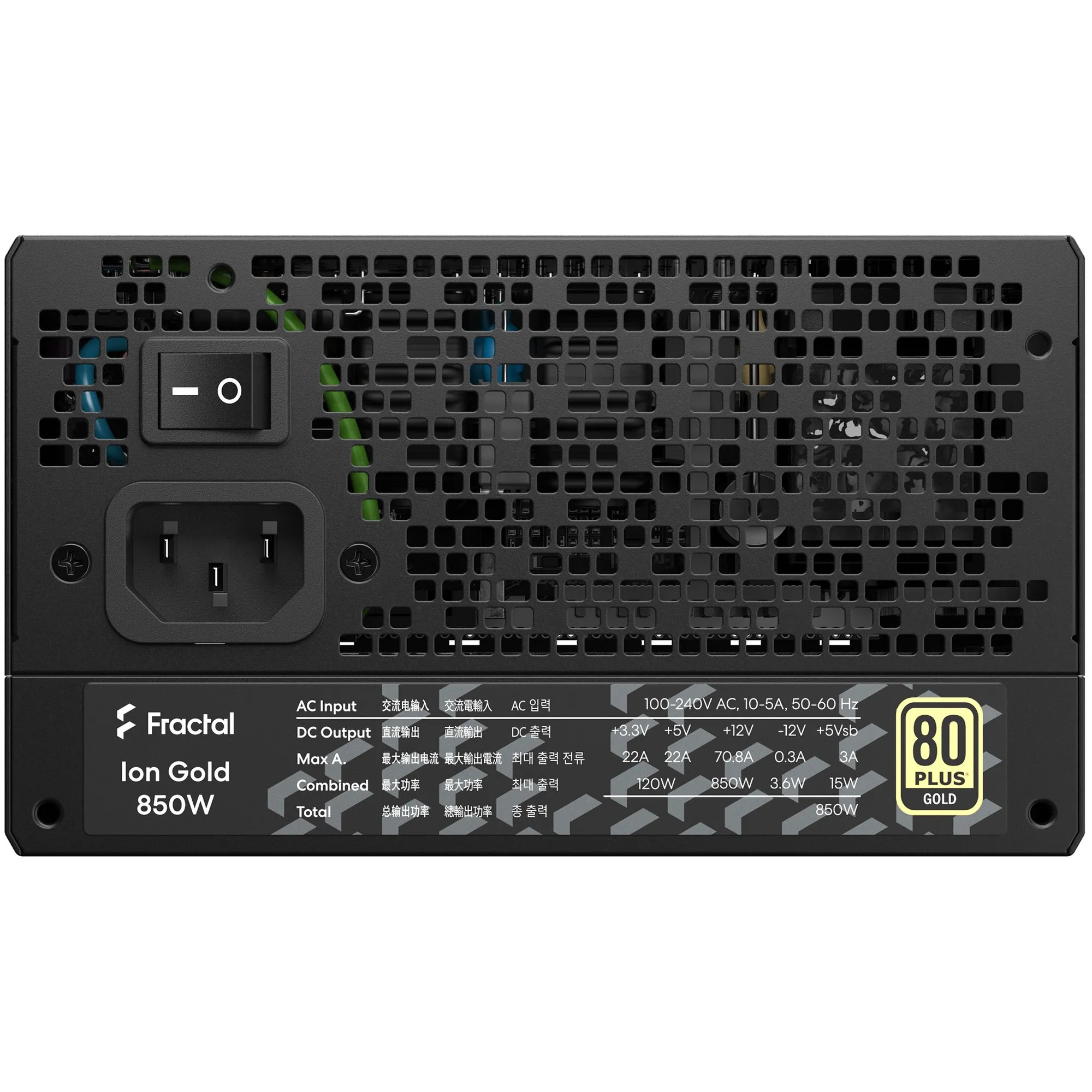Купити Блок живлення Fractal Design 850W Ion Gold (FD-P-IA2G-850-EU) - фото 9
