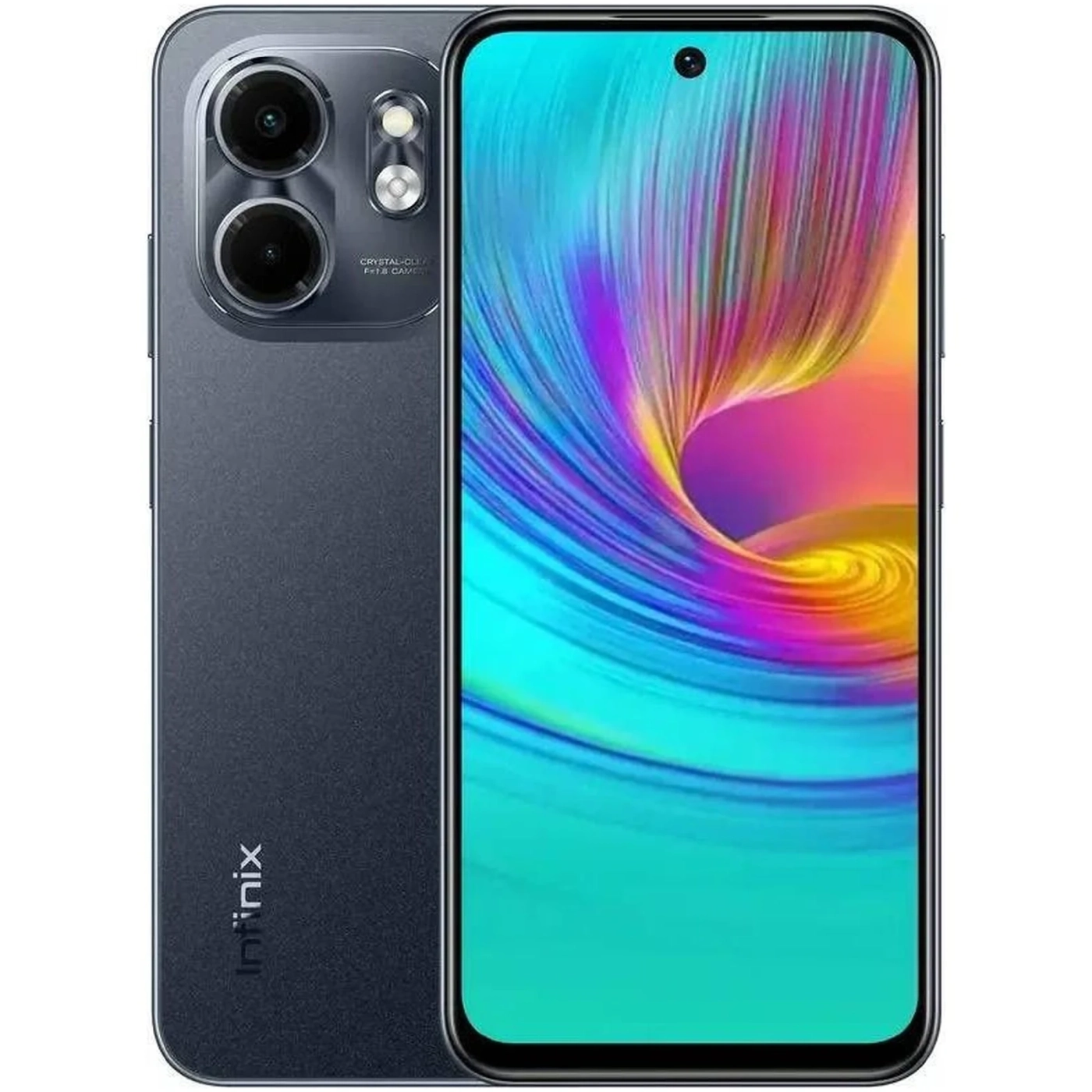 Купити Смартфон Infinix Smart 9 3/64GB X6532 Metallic Black (4894947049859) - фото 1