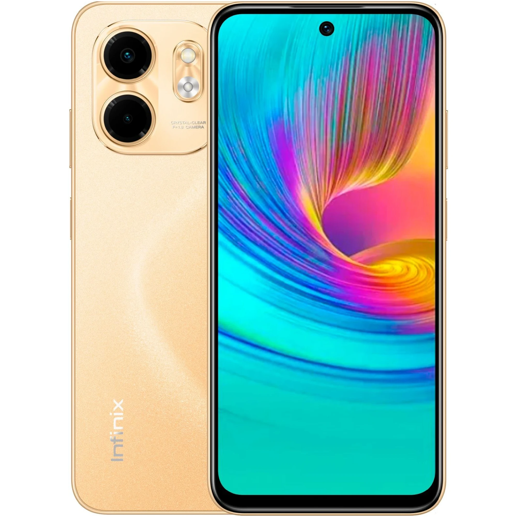 Купить Смартфон Infinix Smart 9 3/64GB X6532 Sandstone Gold (4894947049941) - фото 1