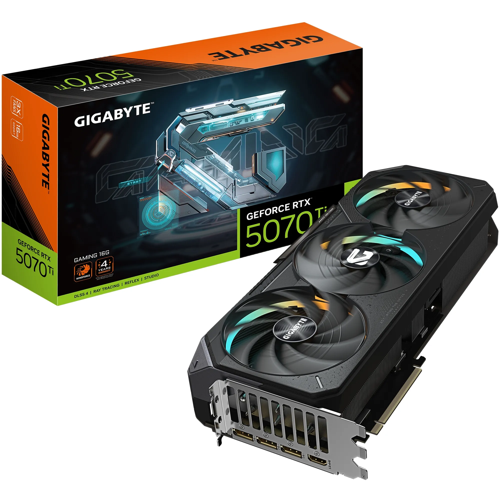 Купить Видеокарта Gigabyte GeForce RTX 5070 Ti Gaming 16G (GV-N507TGAMING-16GD) - фото 10