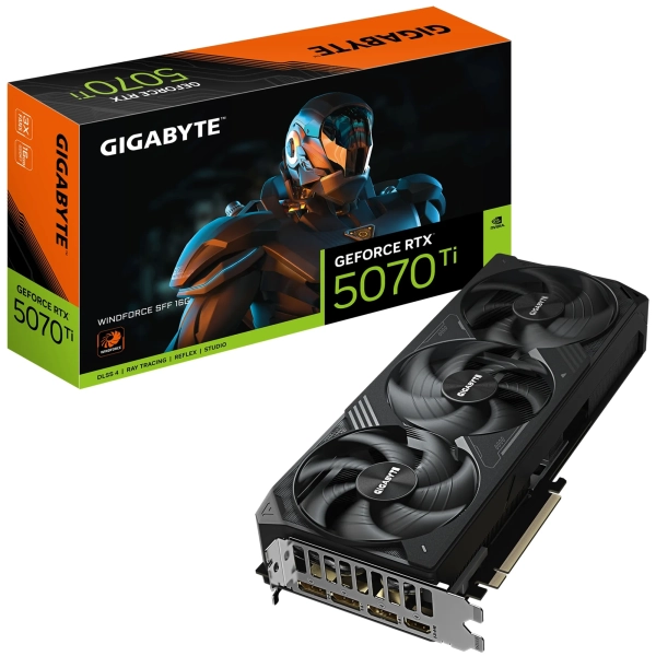 Купити Відеокарта Gigabyte GeForce RTX 5070 Ti WindForce SFF 16G (GV-N507TWF3-16GD) - фото 10