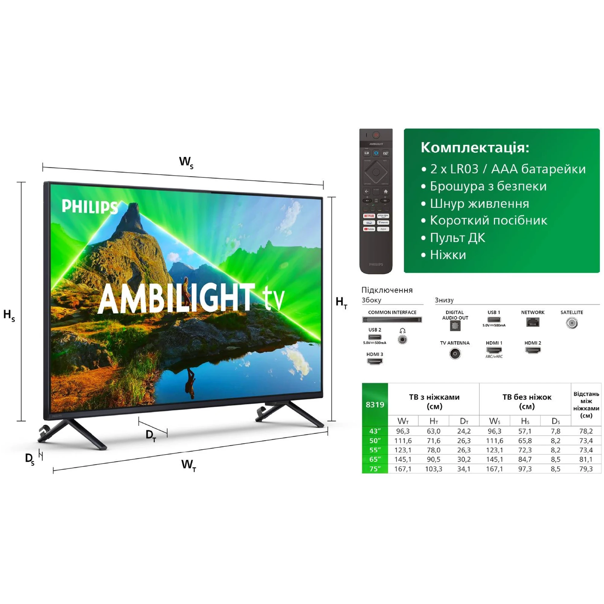 Купити Телевізор Philips 50PUS8319/12 - фото 7