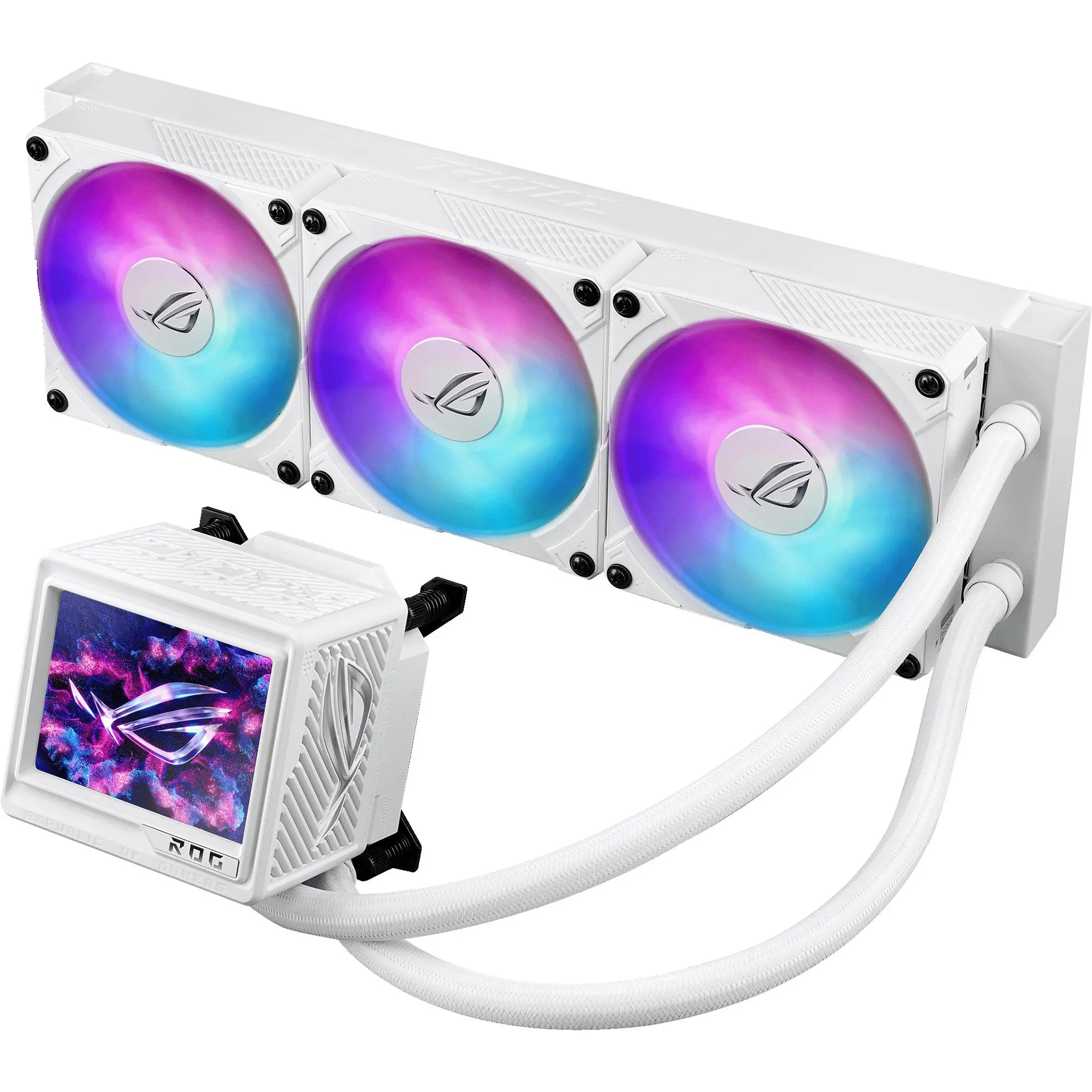 Купить Система водяного охлаждения ASUS ROG RYUJIN III 360 ARGB Extreme White Edition (90RC0132-M0EAY0) - фото 2