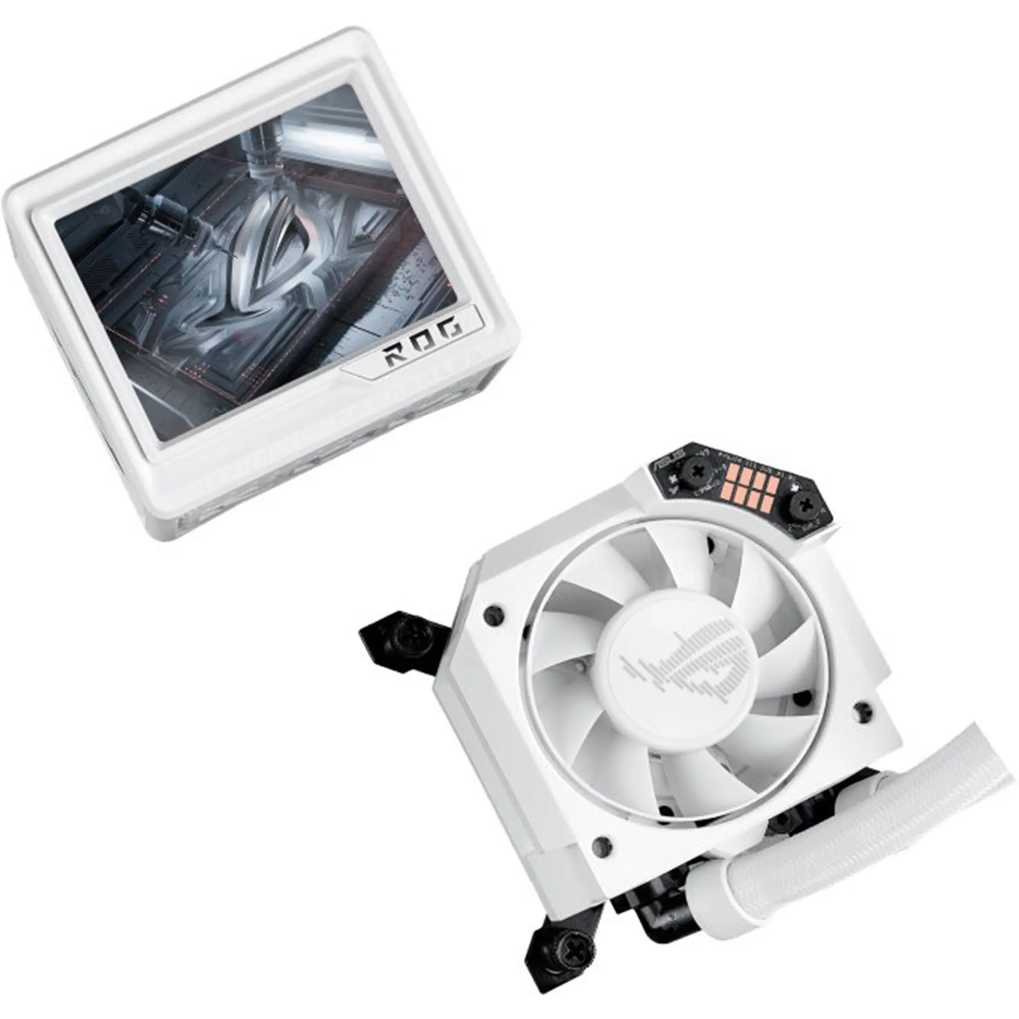Купить Система водяного охлаждения ASUS ROG RYUJIN III 360 ARGB Extreme White Edition (90RC0132-M0EAY0) - фото 7