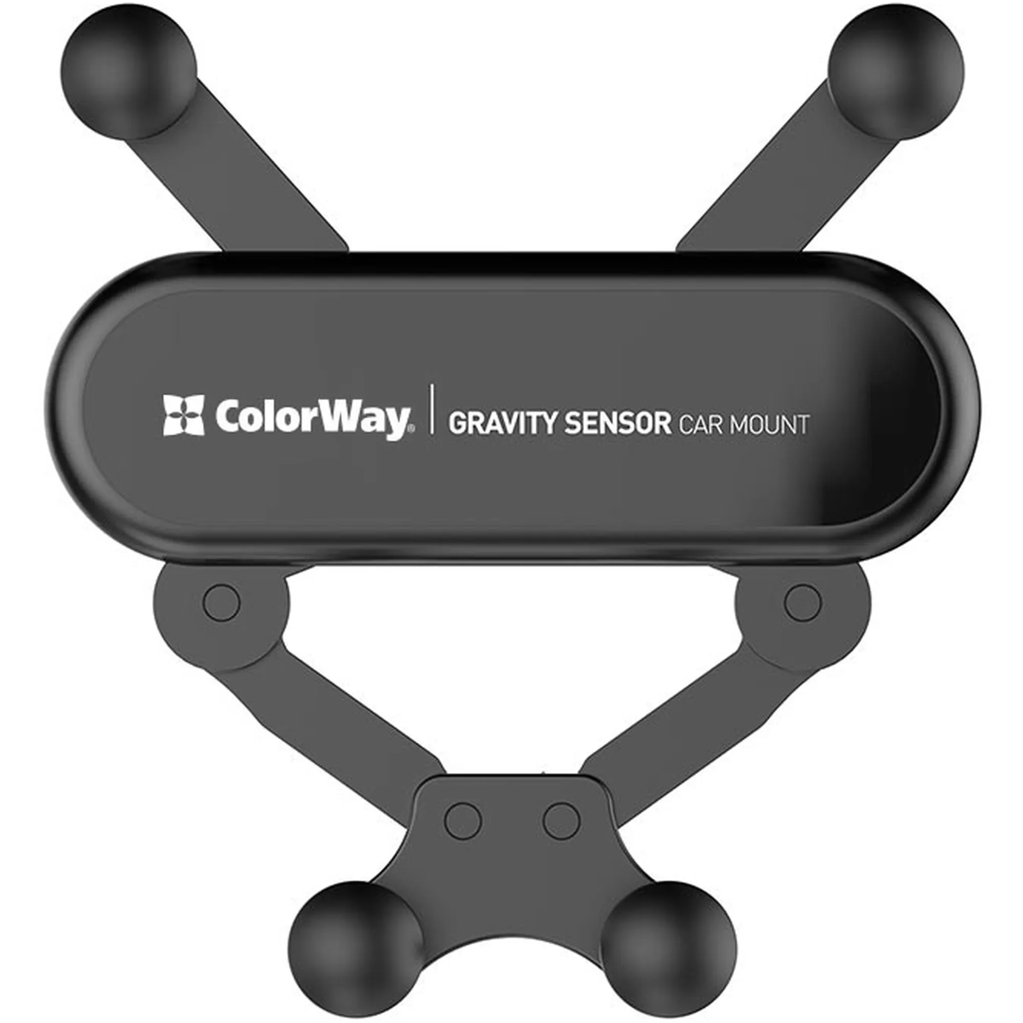 Купити Автотримач ColorWay Gravity Sensor Holder Black (CW-CHG11-BK) - фото 7