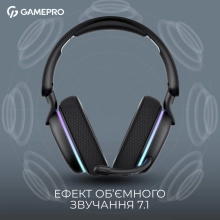 Купить Наушники GamePro Asgard Bragi 7.1 RGB Tri-Mod Black (HSW250B) - фото 8
