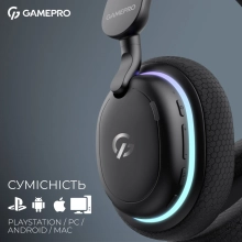 Купить Наушники GamePro Asgard Bragi 7.1 RGB Tri-Mod Black (HSW250B) - фото 12