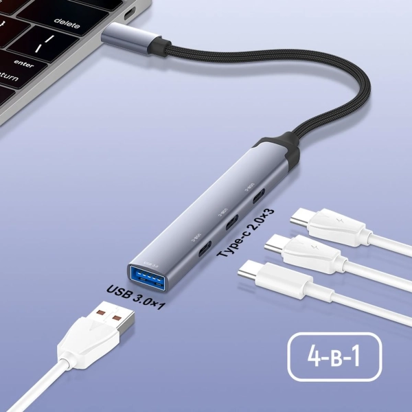 Купити USB-хаб ColorWay CW-HUB07 - фото 7
