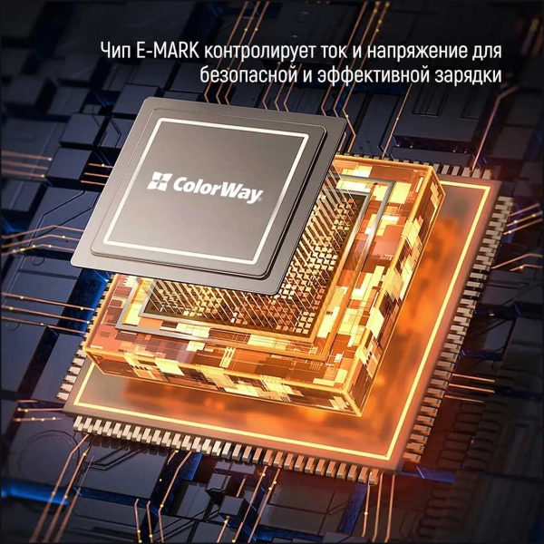 Купить Кабель СolorWay USB-C 240W 5А 1m Black (CW-CBPDCC069-BK) - фото 10