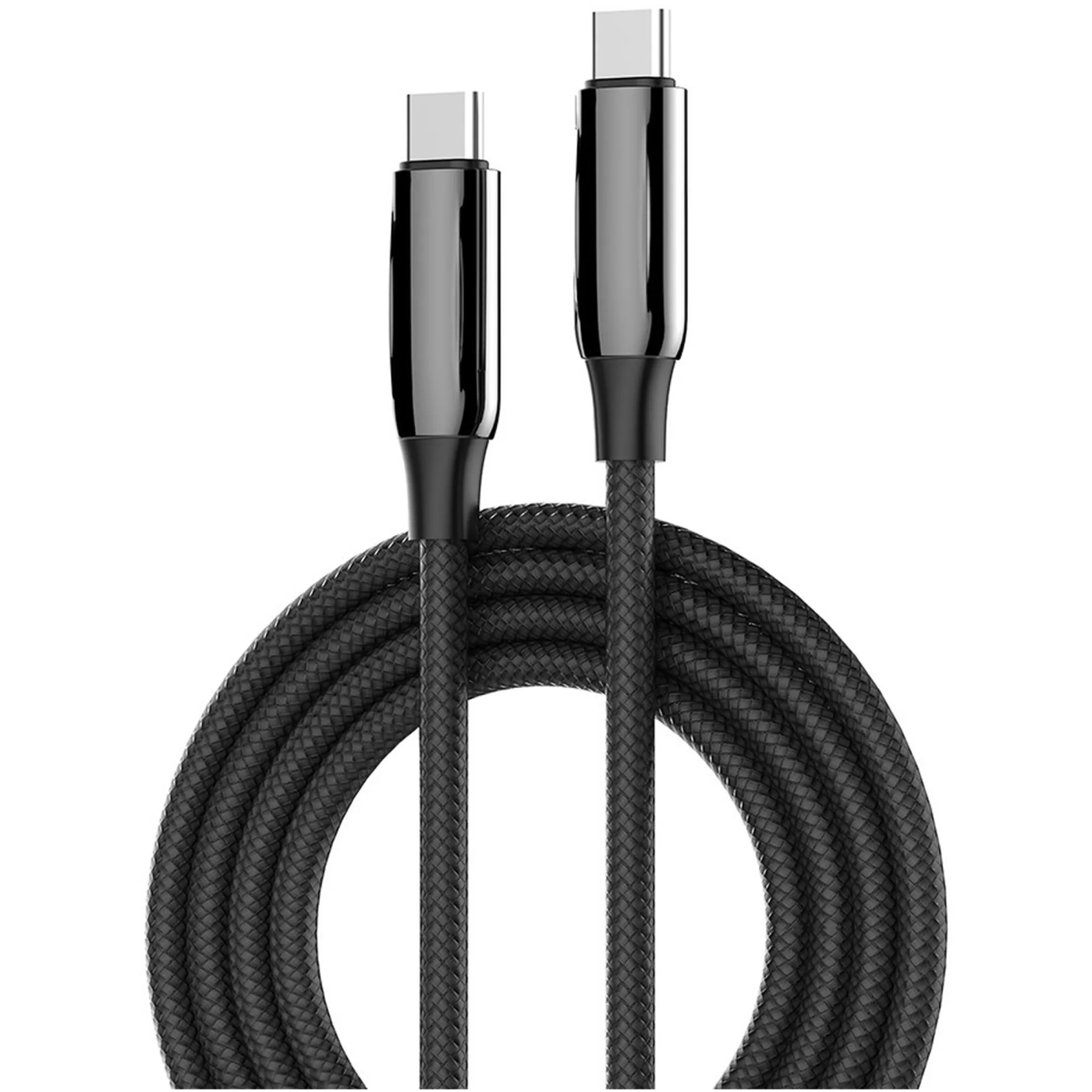 Купити Кабель СolorWay USB-C 240W 5А 2m Black (CW-CBPDCC070-BK) - фото 1