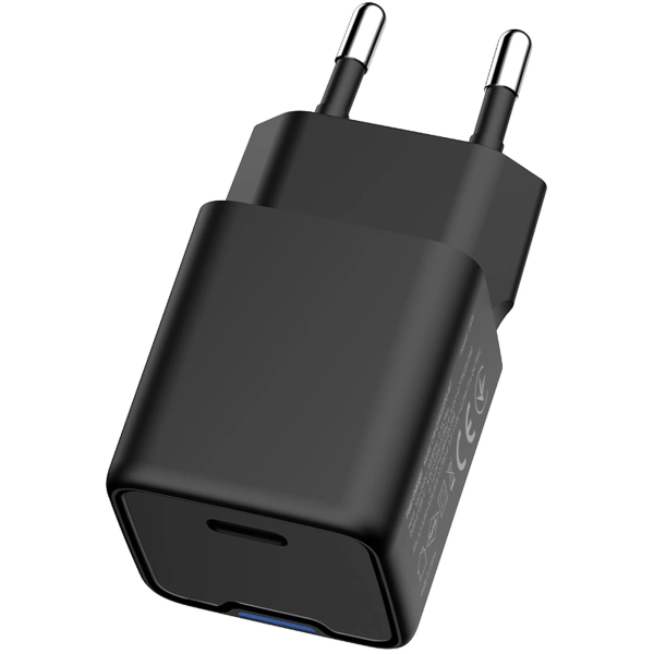 Купити Зарядний пристрій СolorWay GaN 25W 3A USB-C Black (CW-CHS052PD-BK) - фото 4