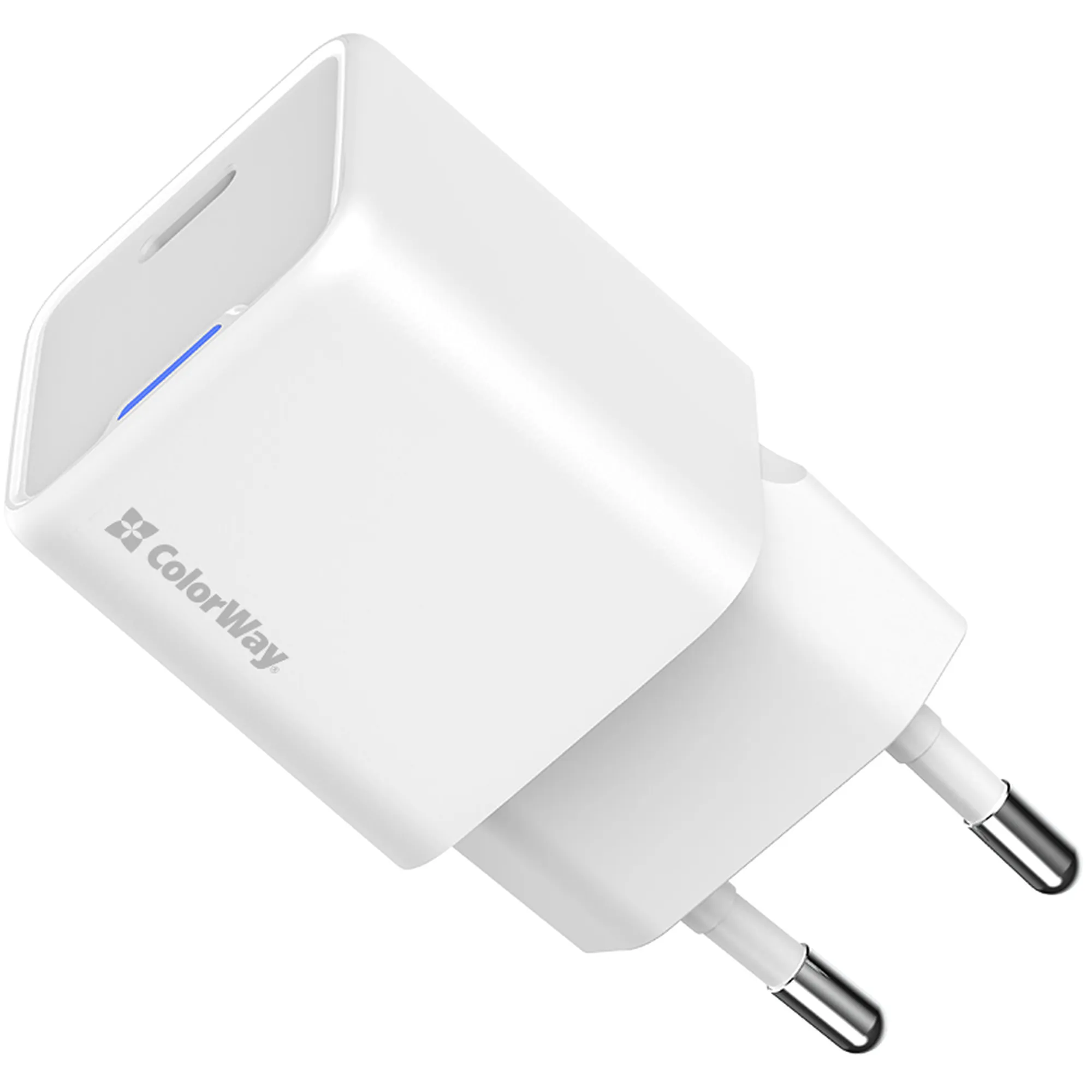 Купить Зарядное устройство СolorWay GaN 25W 3A USB-C White (CW-CHS052PD-WT) - фото 3