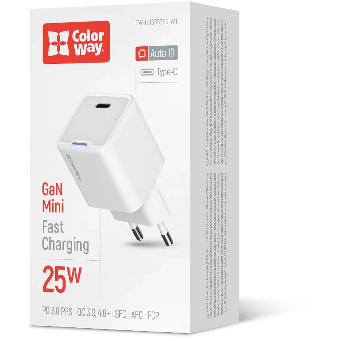 Купить Зарядное устройство СolorWay GaN 25W 3A USB-C White (CW-CHS052PD-WT) - фото 7