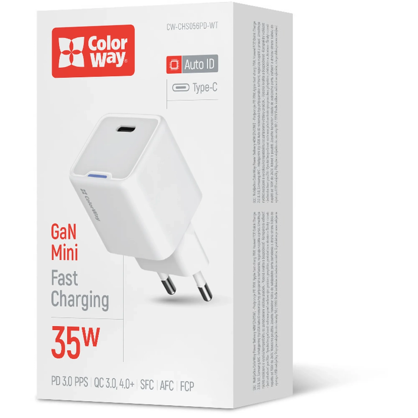 Купити Зарядний пристрій СolorWay GaN 35W 3A USB-C White (CW-CHS056PD-WT) - фото 7