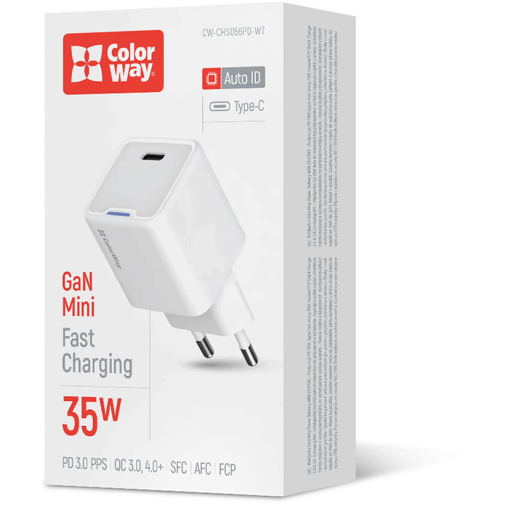 Купити Зарядний пристрій СolorWay GaN 35W 3A USB-C White (CW-CHS056PD-WT) - фото 7