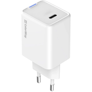 Купити Зарядний пристрій СolorWay GaN 45W 3A USB-C White (CW-CHS057PD-WT) - фото 3