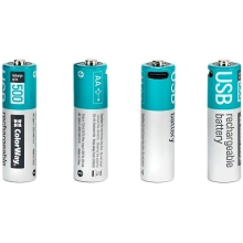 Купить Аккумуляторная батарея ColorWay AA USB-С 2220 mAh 1.5V Li-Pol 2 шт. (CW-UBAA-10) - фото 3