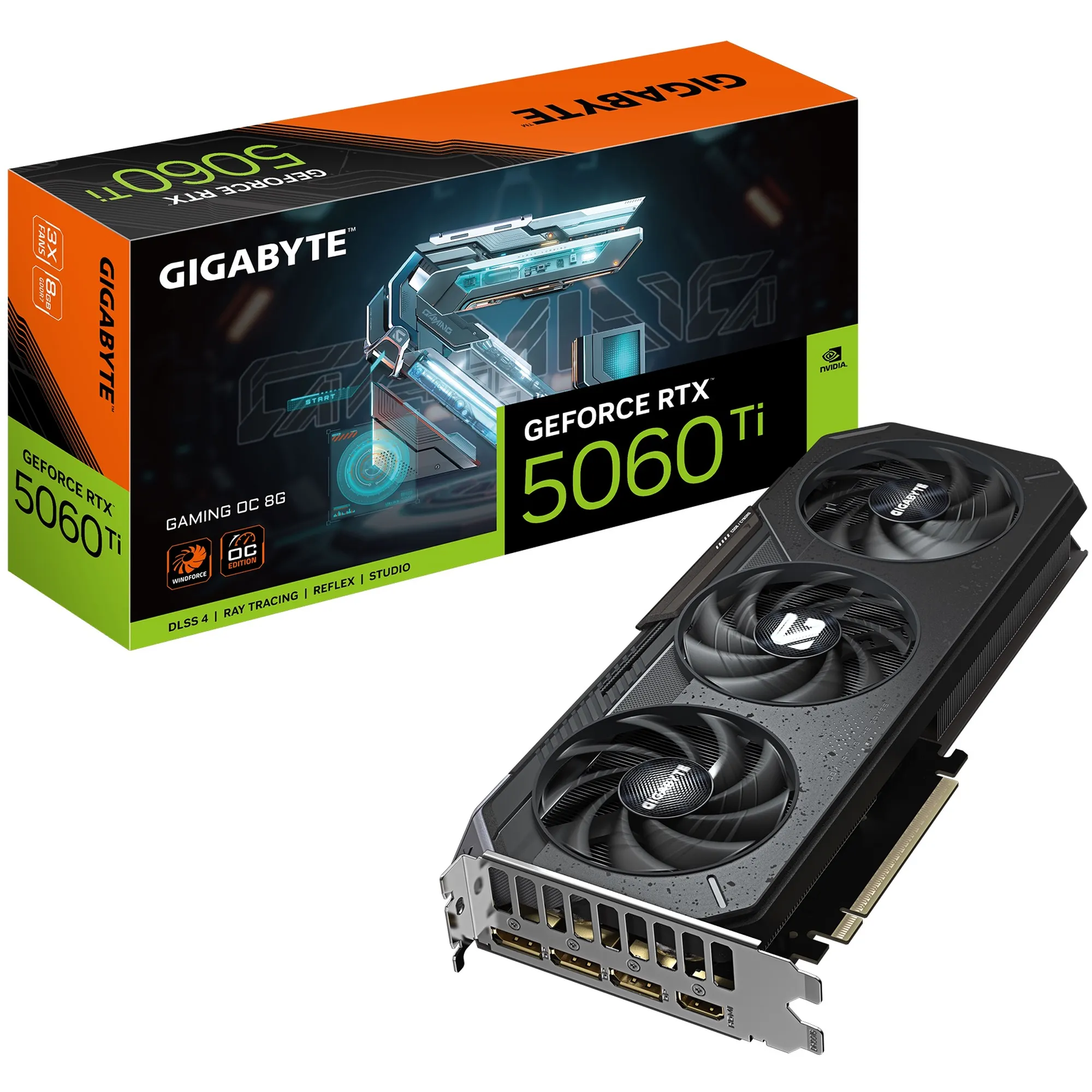 Купить Видеокарта GIGABYTE Nvidia GeForce RTX 5060 Ti GAMING OC 8G (GV-N506TGAMING OC-8GD) - фото 10