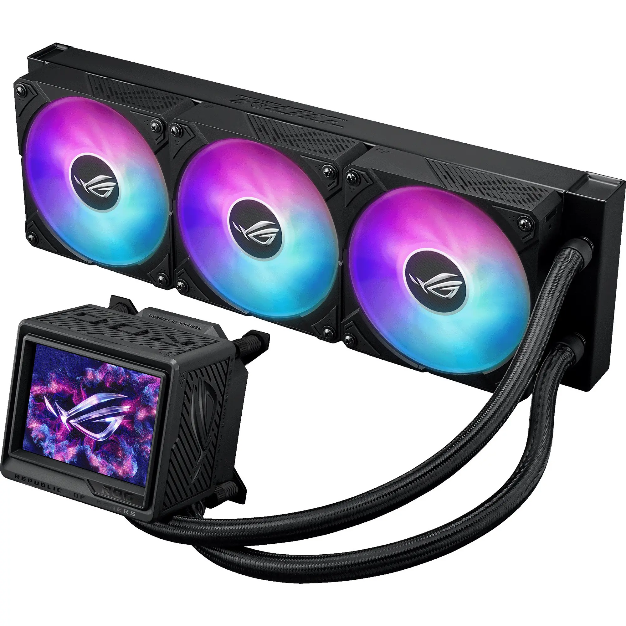 Купить Система водяного охлаждения ASUS ROG RYUJIN III 360 ARGB Extreme (90RC0131-M0EAY0) - фото 2