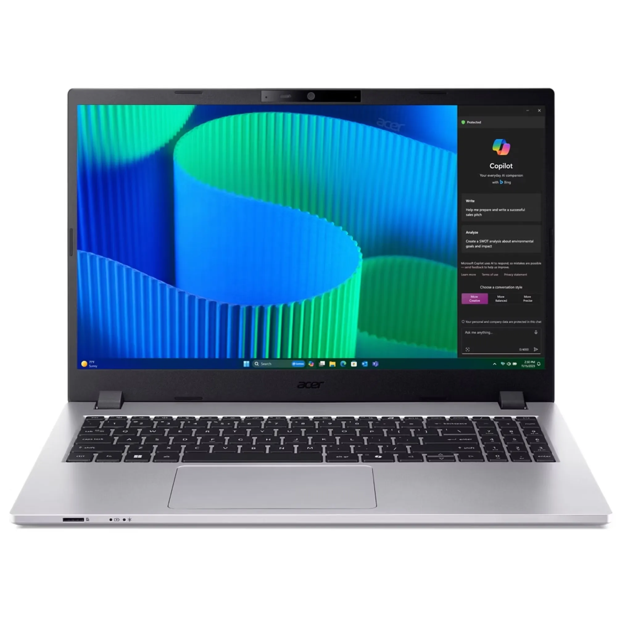 Купить Ноутбук Acer TravelMate P2 TMP215-55 (NX.BHDEU.001) - фото 2