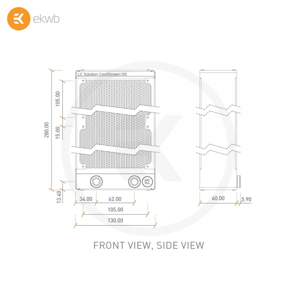 Купить Радиатор EKWB EK-CoolStream XE 240 (2016) - фото 4