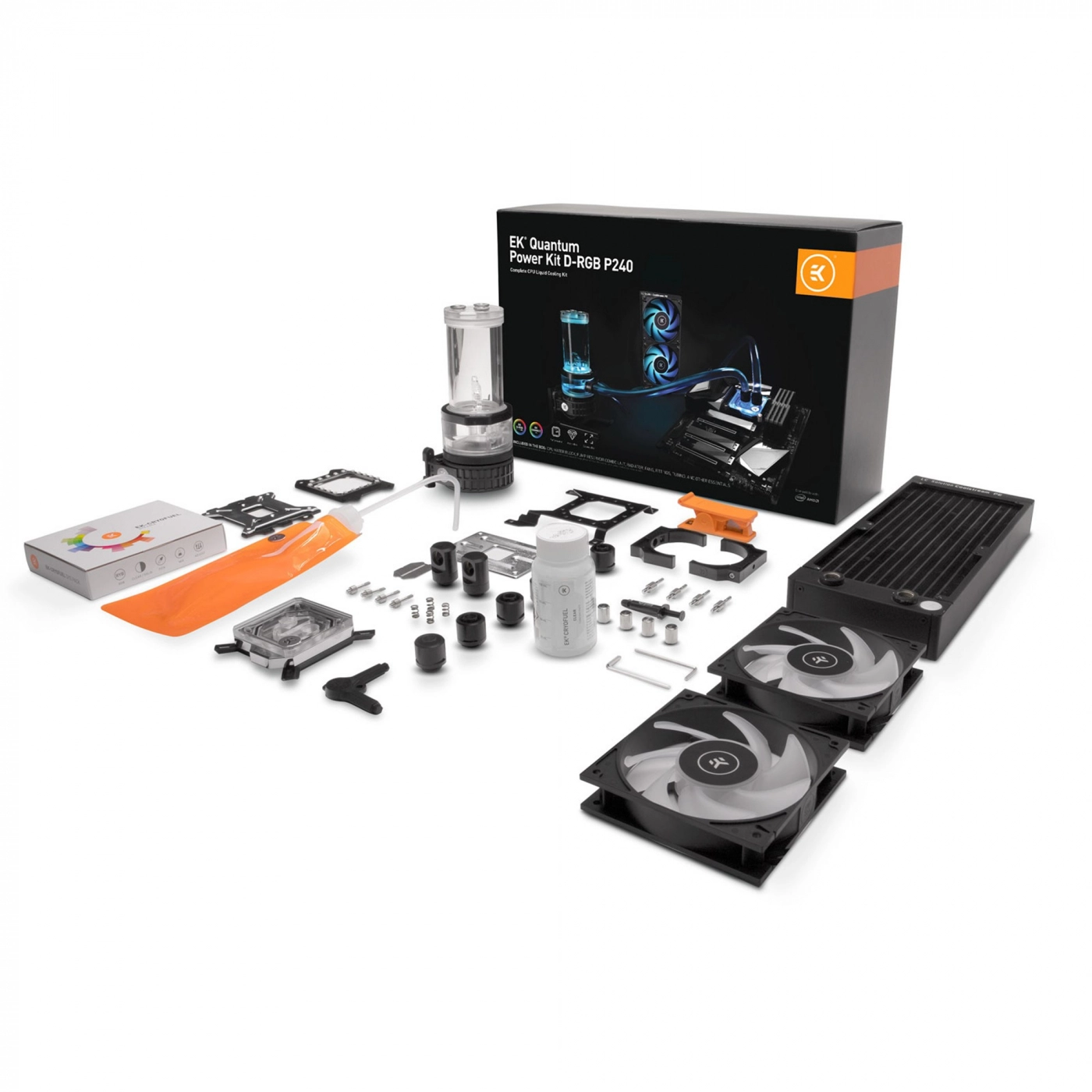 Купить Система жидкостного охлаждения EKWB EK-Quantum Power Kit D-RGB P240 - фото 1