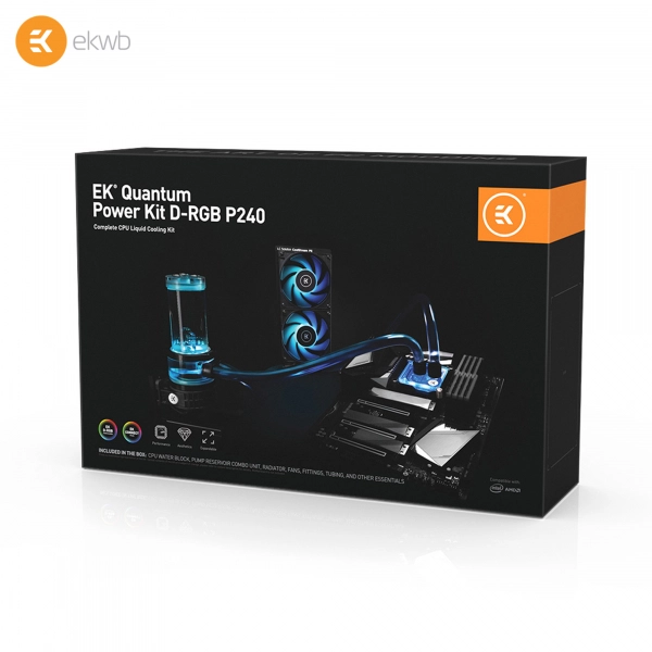 Купить Система жидкостного охлаждения EKWB EK-Quantum Power Kit D-RGB P240 - фото 26