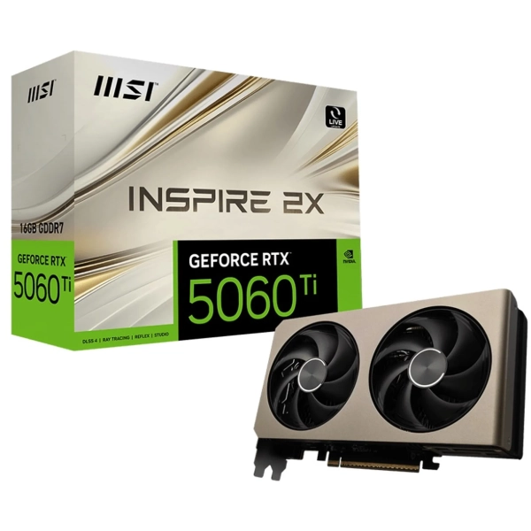 Купить Видеокарта MSI Nvidia GeForce RTX 5060 Ti INSPIRE 2X 16GB (G506T-16I2) - фото 5
