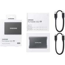 Купити SSD диск Samsung Portable SSD T7 500GB USB-C Titan Gray (MU-PC500T/WW) - фото 8
