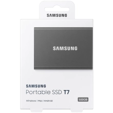 Купити SSD диск Samsung Portable SSD T7 500GB USB-C Titan Gray (MU-PC500T/WW) - фото 9