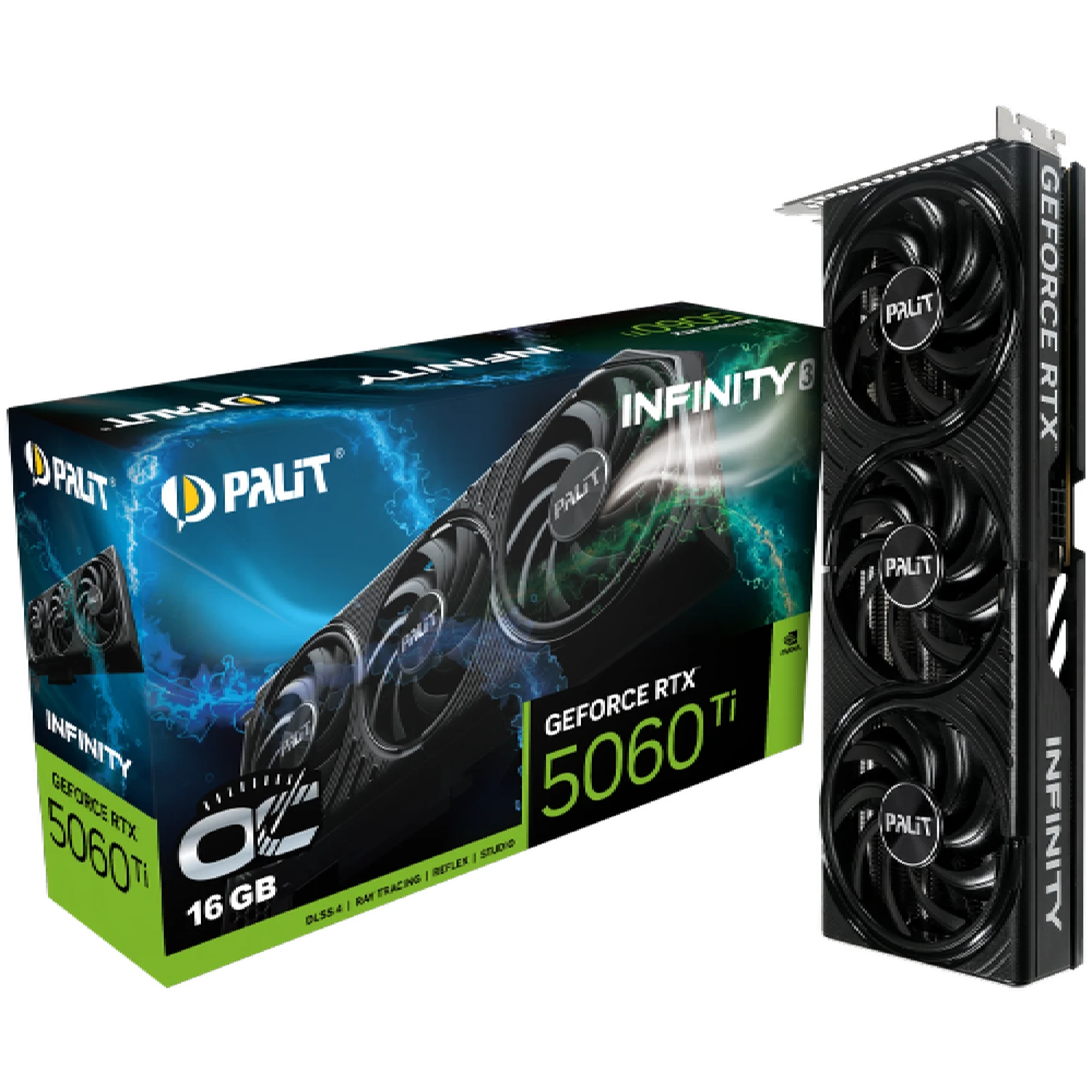 Купити Відеокарта PALIT Nvidia GeForce RTX 5060 Ti Infinity 3 OC 16GB (NE7506TS19T1-GB2061S) - фото 9