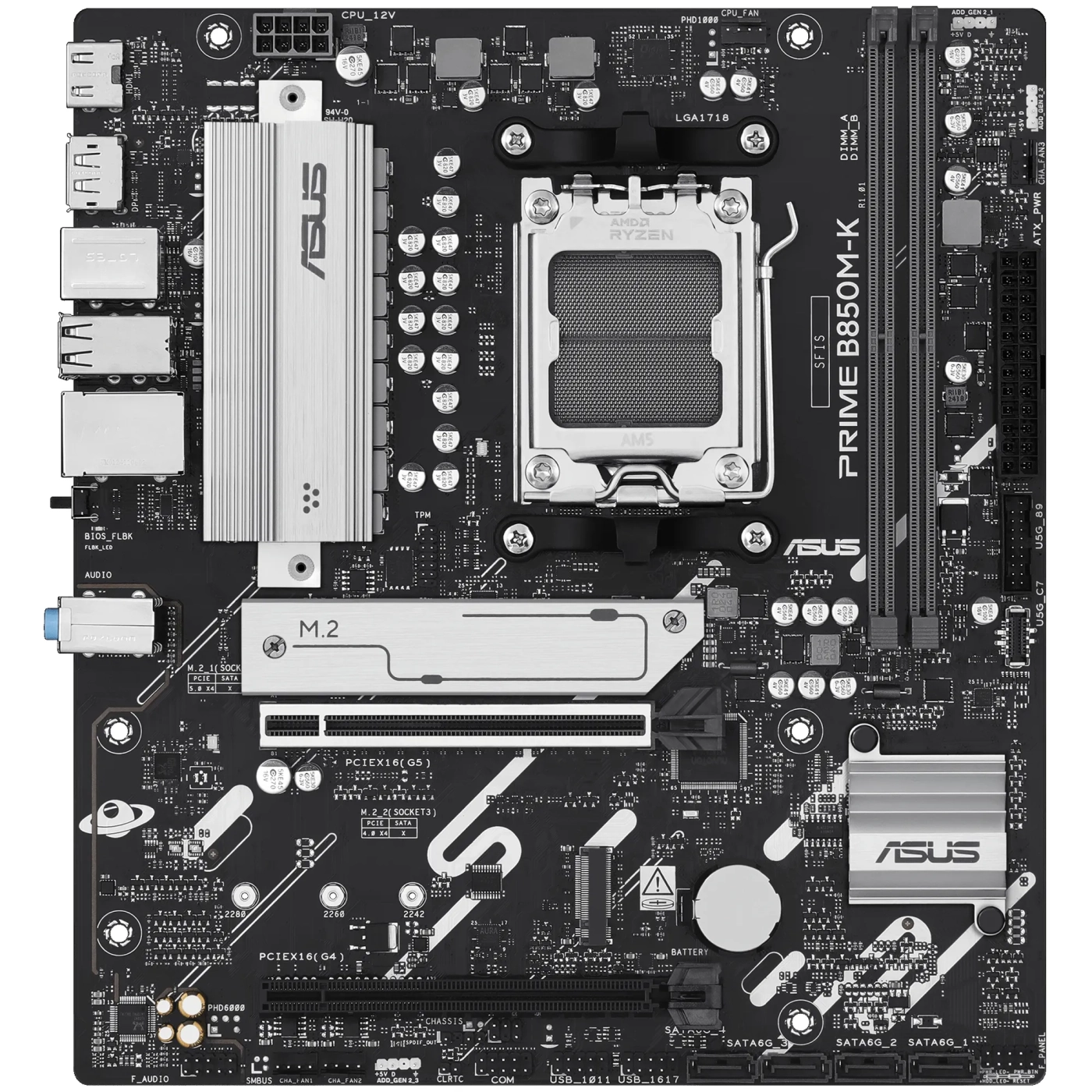 Купити Материнська плата Asus Prime B850M-K - фото 1