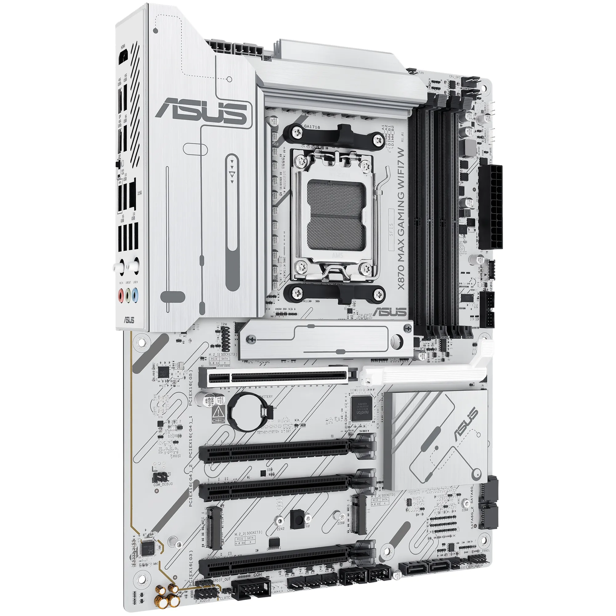Купити Материнська плата Asus X870 Max Gaming WiFi7 W - фото 2
