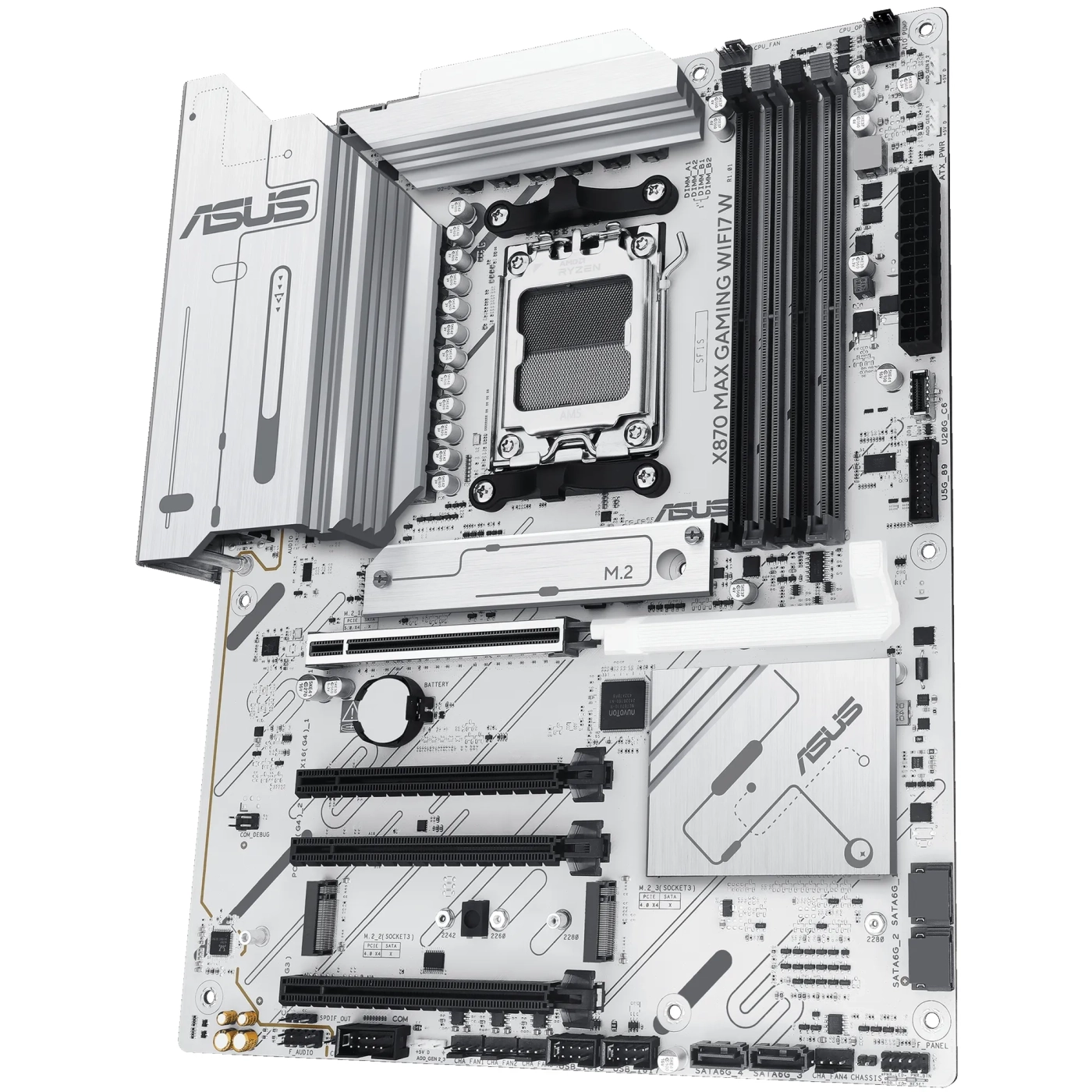 Купити Материнська плата Asus X870 Max Gaming WiFi7 W - фото 4