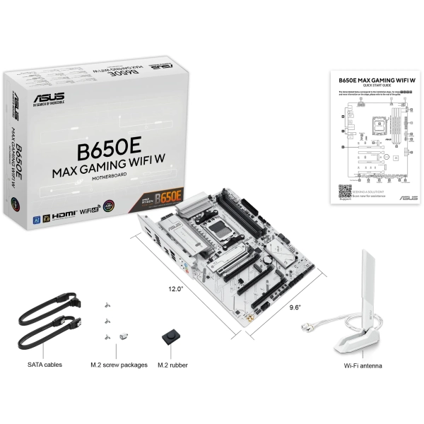 Купить Материнcкая плата Asus B650E Max Gaming WiFi W - фото 8