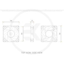 Купить Вентилятор EKWB EK-Loop FPT 140 Black (3831109900017) - фото 10