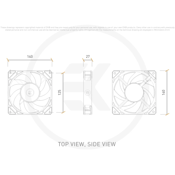 Купить Вентилятор EKWB EK-Loop FPT 140 Black (3831109900017) - фото 10