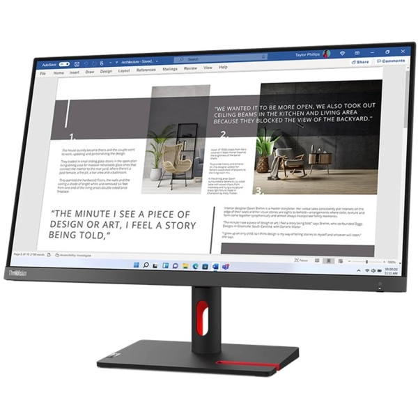 Купить Монитор 27" Lenovo ThinkVision S27i-30 (63DFKAT4UA) - фото 3