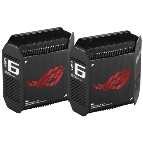 Купити Маршрутизатор Asus ROG Rapture GT6 Black (90IG07F0-MU9A20) 2-pack - фото 2