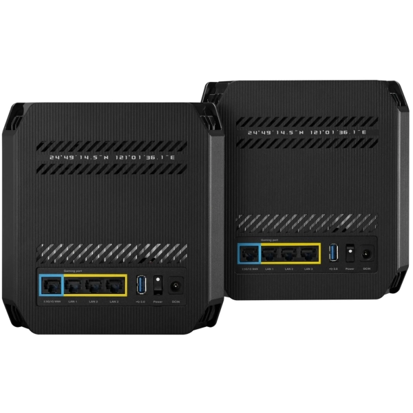 Купити Маршрутизатор Asus ROG Rapture GT6 Black (90IG07F0-MU9A20) 2-pack - фото 6