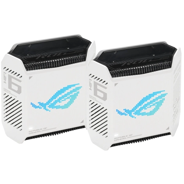 Купити Маршрутизатор Asus ROG Rapture GT6 White (90IG07F0-MU9A40) 2-pack - фото 2