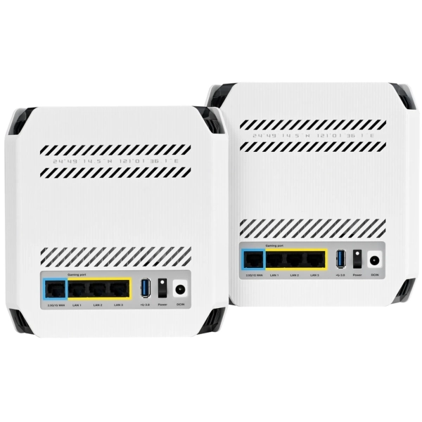 Купити Маршрутизатор Asus ROG Rapture GT6 White (90IG07F0-MU9A40) 2-pack - фото 6
