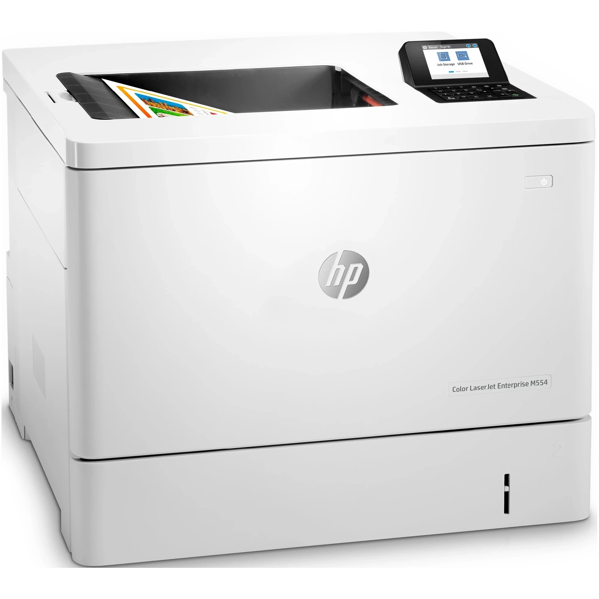 Купить Принтер А4 HP Color LaserJet Enterprise M554dn (7ZU81A) - фото 2