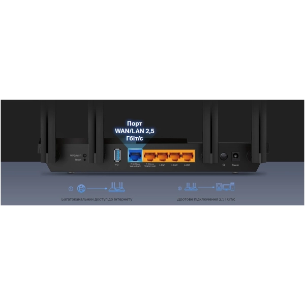 Купити Маршрутизатор TP-Link Archer AX55 PRO - фото 8