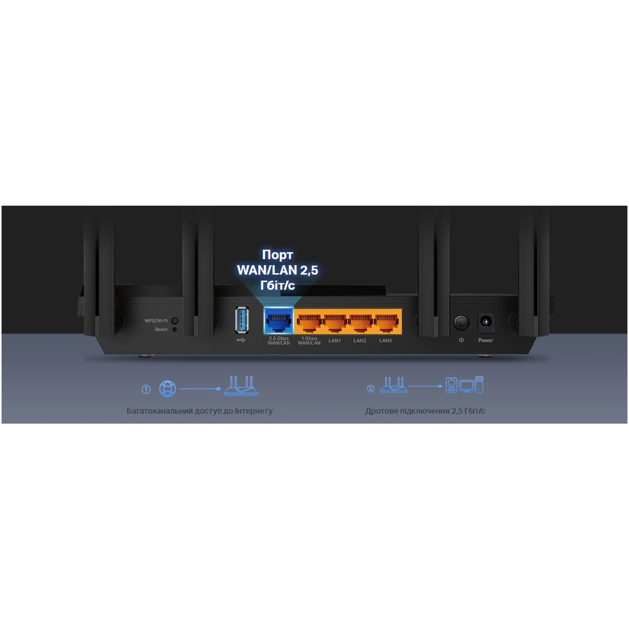 Купити Маршрутизатор TP-Link Archer AX55 PRO - фото 8