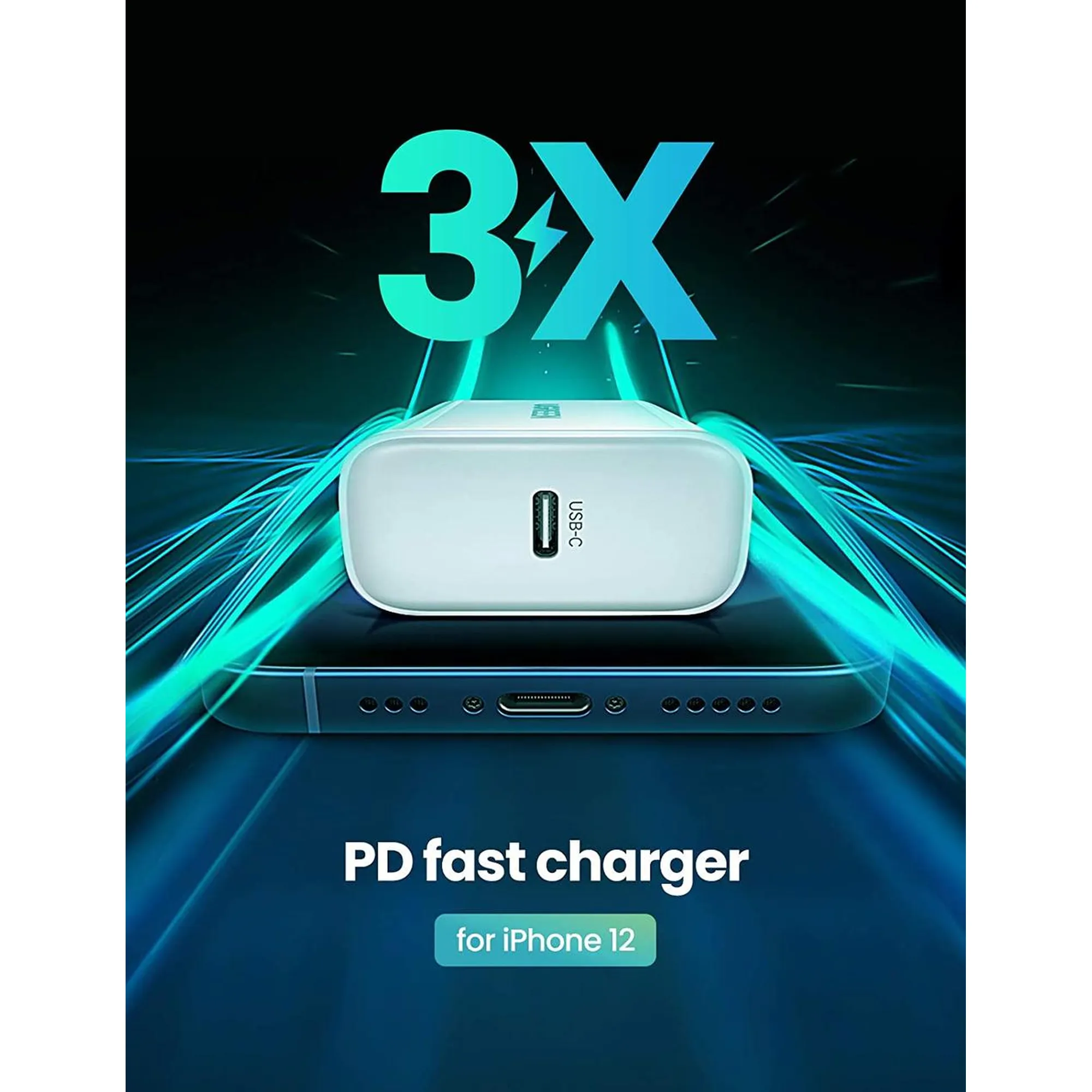 Купить Зарядное устройство Ugreen CD137 20W USB-C PD White (60450) - фото 1