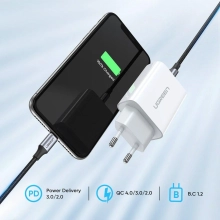 Купить Зарядное устройство Ugreen CD137 20W USB-C PD White (60450) - фото 4