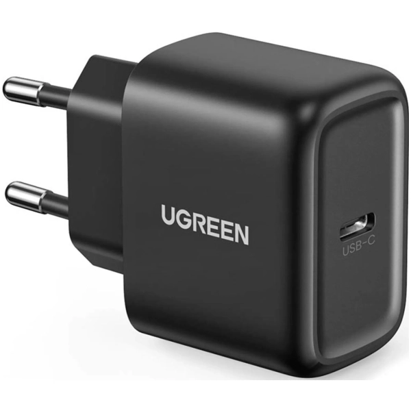Купить Зарядное устройство Ugreen CD250 25W USB-C PD + USB-C Cable Black (50581) - фото 2